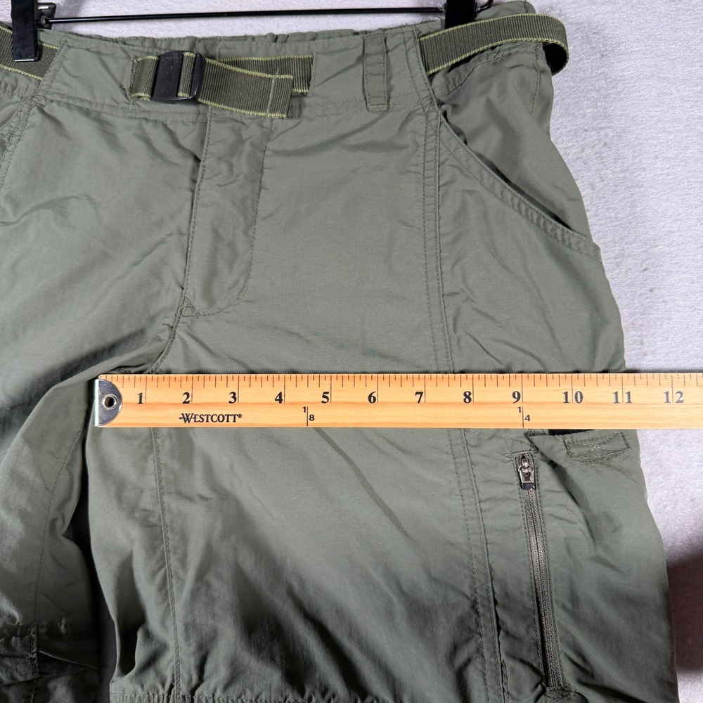 REI Sahara Womens 4T Olive Green Convertible Cargo Hiking Pants UPF 50 Nylon - Picture 8 of 14